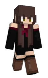 Underscoring's Minecraft skin wearing the Founder's cape