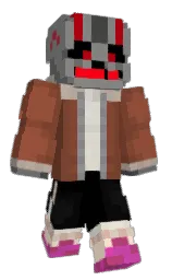 potters clay and dove gray Minecraft skin — Classic model — first worn by Sansimatronic