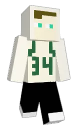 bianca and black Minecraft skin — Classic model