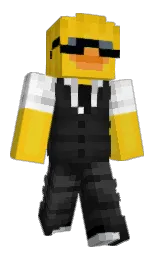 cod gray and golden dream Minecraft skin — Classic model — first worn by pds__