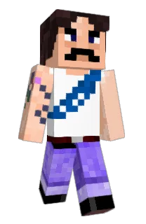 Front of Retrospill's skin