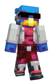 Front of klir's skin