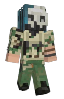 Front of Minecraft skin