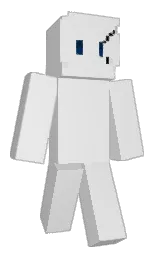 mercury and black Minecraft skin — Classic model — first worn by MaskedMimic_
