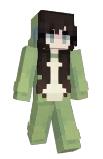 Front of meiske's skin