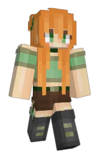Front of WildXav's skin