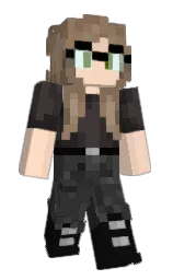 JennyShark's Minecraft skin wearing the Cherry Blossom cape