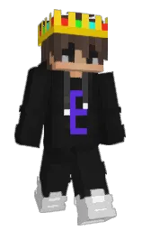 EnderQuester's Minecraft skin wearing the Copper cape