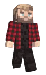 CowboyEmil's Minecraft skin wearing the Migrator cape