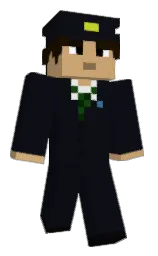 cinder and laser Minecraft skin — Classic model — first worn by m1kan_uu