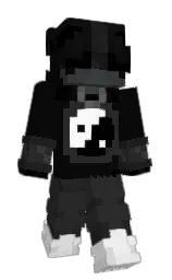Tiksuh's Minecraft skin wearing the Aurora cape
