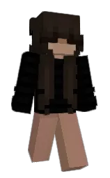 B4CKQUEEN's Minecraft skin wearing the Twisted cape