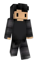 BlankedSoul's Minecraft skin wearing the Founder's cape