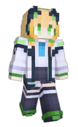 titan white and gun powder Minecraft skin — Slim model — first worn by billy10124