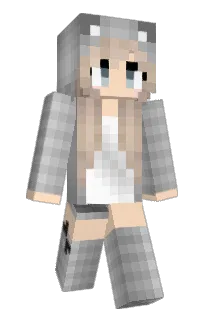 Front of chinchillaMEOW's skin
