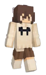 chamois and albescent white Minecraft skin — Slim model — first worn by Stalistar