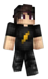 NielPlayer's Minecraft skin wearing the Minecraft Experience cape