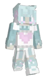 Spark1eQueen's Minecraft skin wearing the Cherry Blossom cape