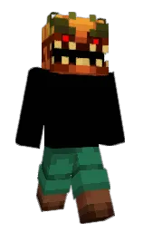 green pea and bush Minecraft skin — Classic model — first worn by hellstruckedz