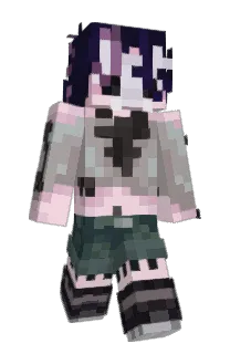 Front of Xollan's skin