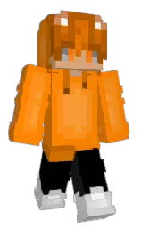 Crefer's Minecraft skin wearing the Copper cape