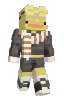 Front of DarkClunk's skin