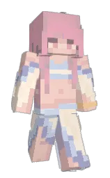 Slim Minecraft skin