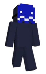 ebony clay and black Minecraft skin — Slim model