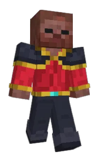 Front of Korba's skin