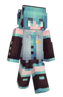 Front of deromium's skin