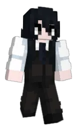 cod gray and white Minecraft skin — Slim model — first worn by Dog_Zeeuoo