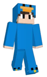 lochmara and apricot peach Minecraft skin — Classic model