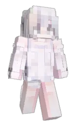 Hypervelocity's Minecraft skin wearing the Purple Heart cape