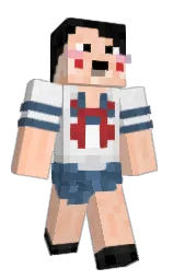 romantic and gallery Minecraft skin — Classic model — first worn by milopesprado