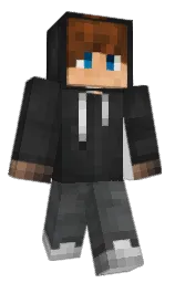 MendedOx's Minecraft skin wearing the Menace cape