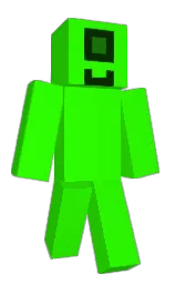 harlequin and deep fir Minecraft skin — Classic model — first worn by Ninjabenx