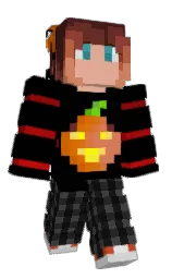 black and cod gray Minecraft skin — Slim model — first worn by sweet_fly