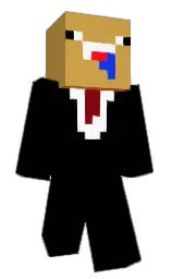 black and old gold Minecraft skin — Classic model