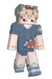 16bitShark Minecraft avatar full body