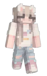 21stella's Minecraft skin wearing the Migrator cape