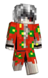 pomegranate and milano red Minecraft skin — Slim model — first worn by Bastho56