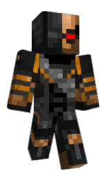 Adominator's Minecraft skin wearing the Migrator cape