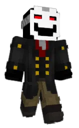 black and mine shaft Minecraft skin — Classic model — first worn by bob7zyx