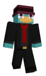 NoahLovely's Minecraft skin wearing the 15th Anniversary cape