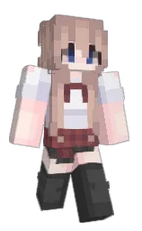 F315's Minecraft skin wearing the 15th Anniversary cape
