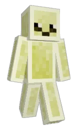 chrome white and deco Minecraft skin — Classic model