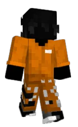 cod gray and black Minecraft skin — Classic model — first worn by llasr