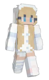 quarter pearl lusta and foam Minecraft skin — Slim model — first worn by Sy1via_