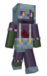mulled wine and bleached cedar Minecraft skin — Slim model
