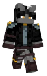 WrittenSaucer95's Minecraft skin wearing the Pan cape